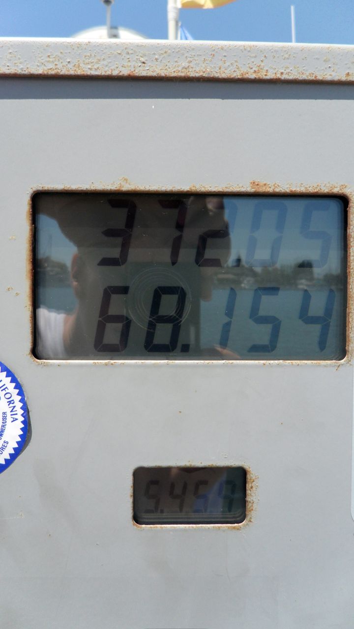 First fillup. That's $372.05.