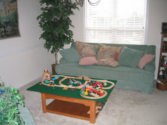 Living room...with BRIO trains!