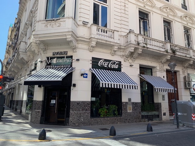 Pizzeria Natacha, sponsored by Coca-cola