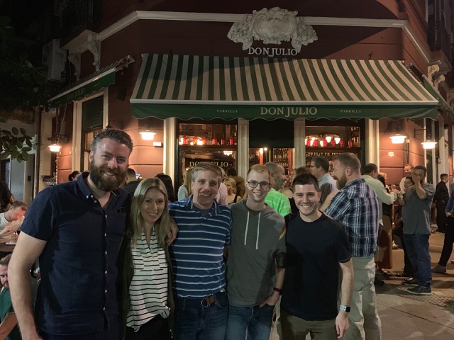 Met up with Adam Smythe and his girlfriend, Tara, for dinner at Don Julio