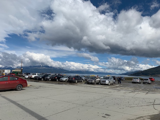 Parking lot at the USH airport