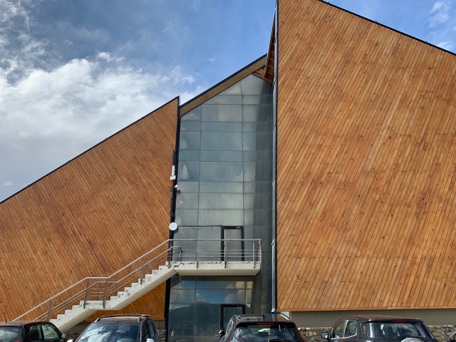 Side of the USH airport building