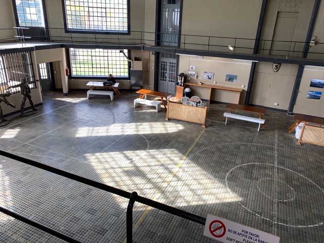 Gymnasium for the prison