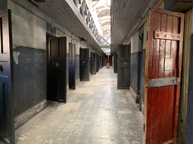 Another wing of the prison without the museum artifacts