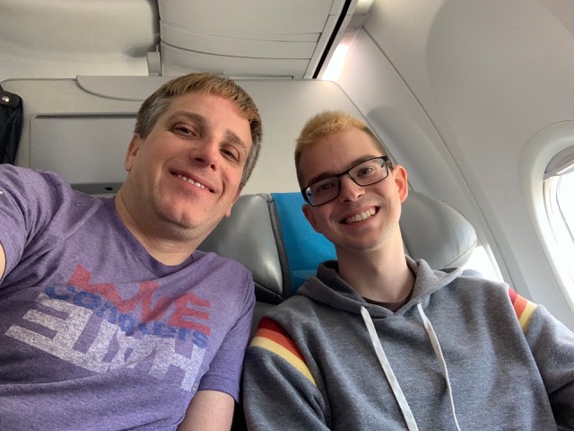 Flying first class again