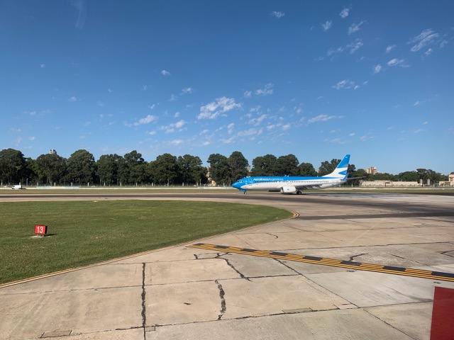 Another plane taking off