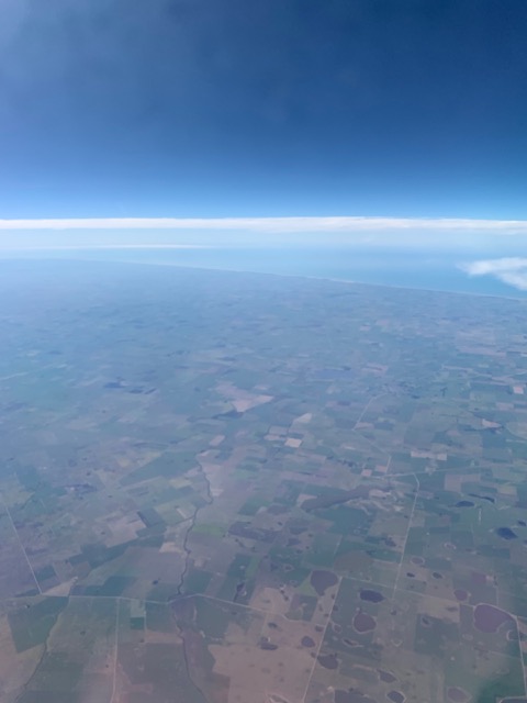 Shortly after takeoff from Buenos Aires