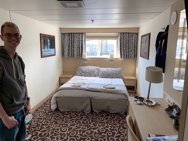 James in our room for the next two weeks