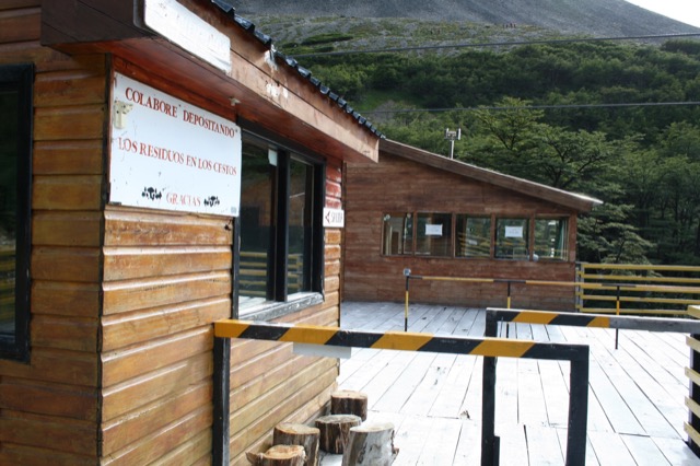 Ski Lift hut at the top of the lift