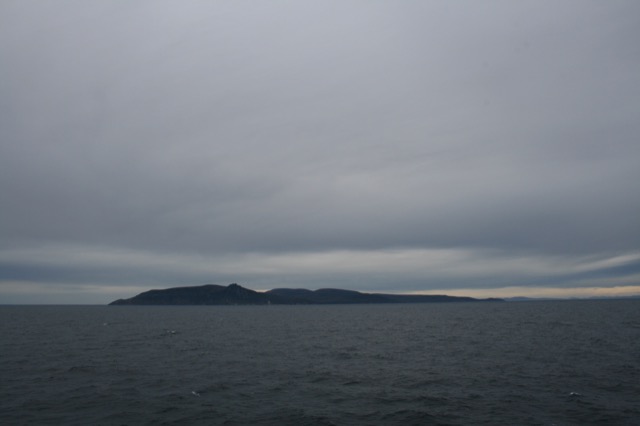 The country of Chile on our Port side