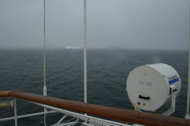 First iceberg spotted!