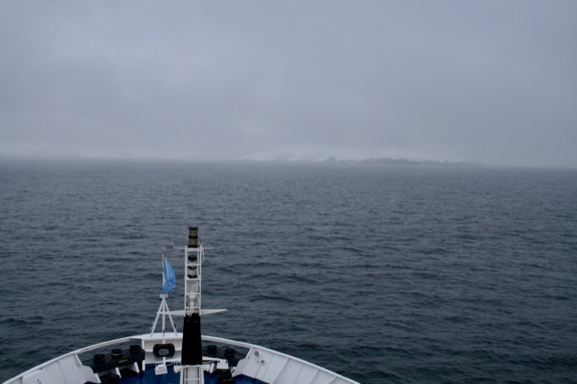 First sight of land!