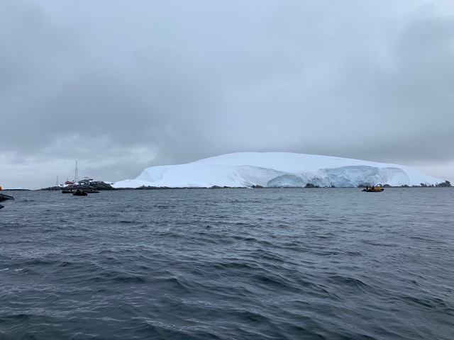 Approaching Melchior Islands on the Zodiac