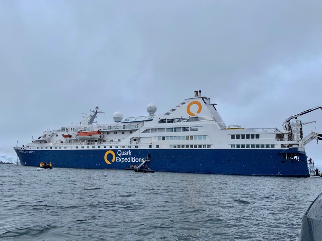 Our ship, the Quark Ocean Diamond