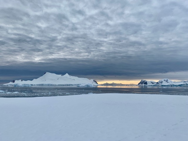 Sunset over Marguerite Bay