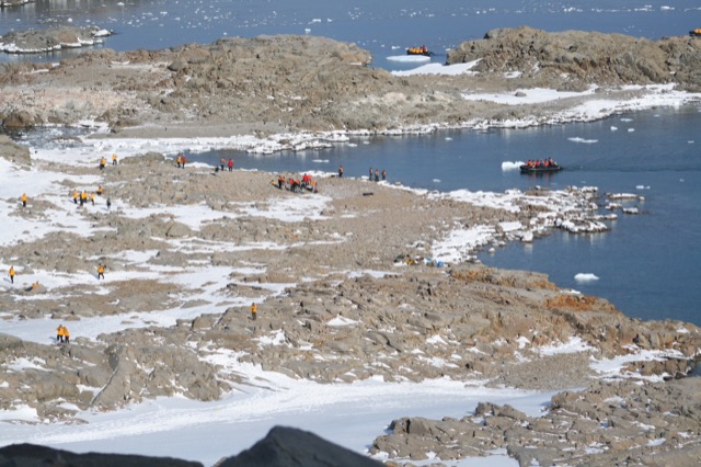Our Zodiac landing spot at Red Rock