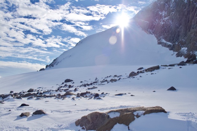 The rest of the hike up that we weren't allowed to do