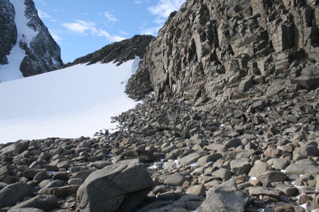 Some detail of what the rocks looked like