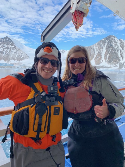 Jeremy and Abbey, our kayak guide