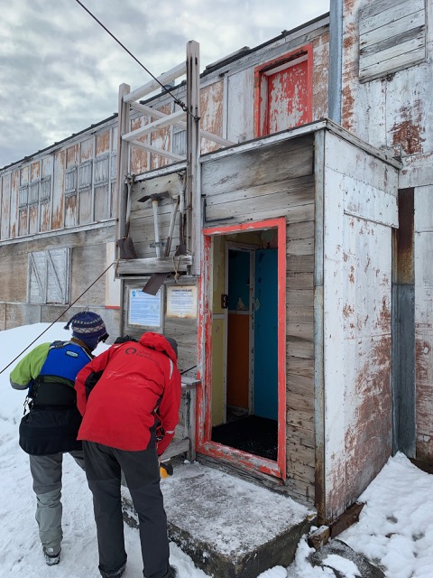 Preparing to enter British Base