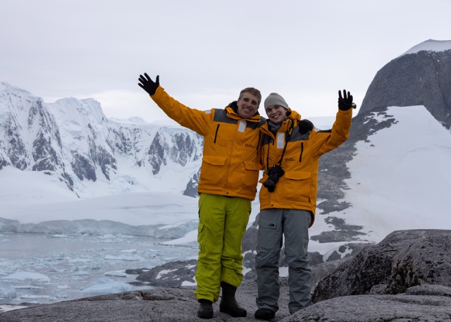 Myke and James at Port Charcot