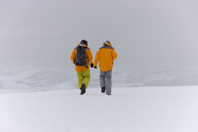 Myke and James reflecting