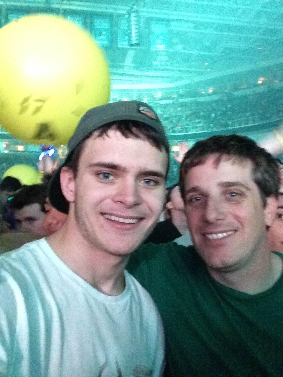 Brennan and Myke during Ping Pong