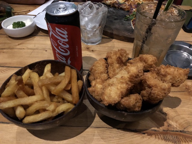Chicken fingers, fries, and Coke Zero. My perfect meal!