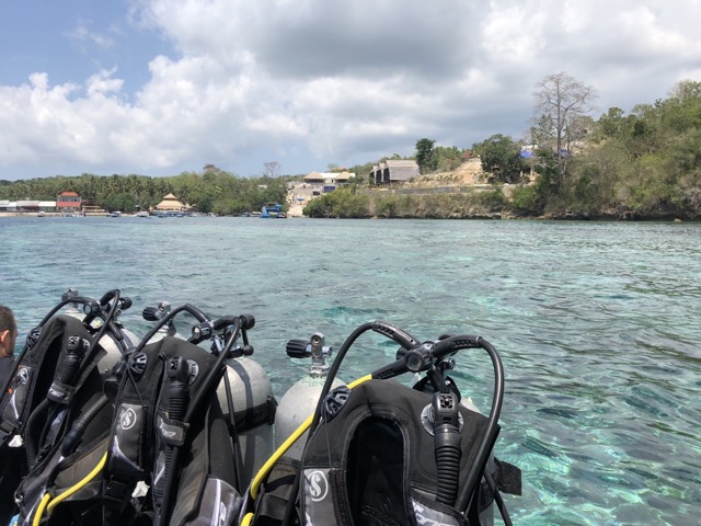 Northeast side of the island