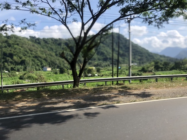 Driving to day two of diving