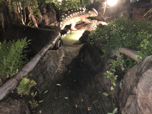 The walkways between holes was on point