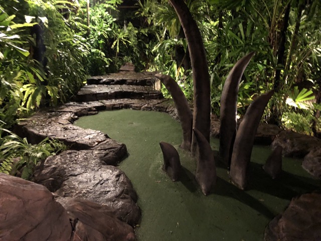 One of the golf holes