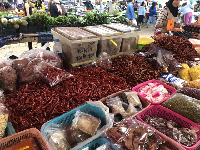 Peppers for sale in the market
