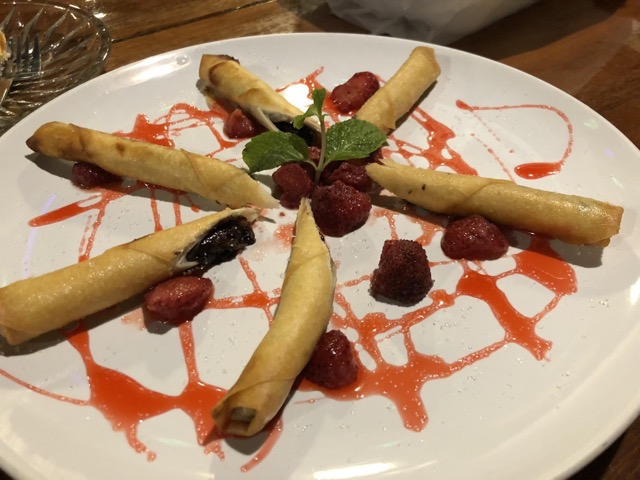 Chocolate Spring Rolls