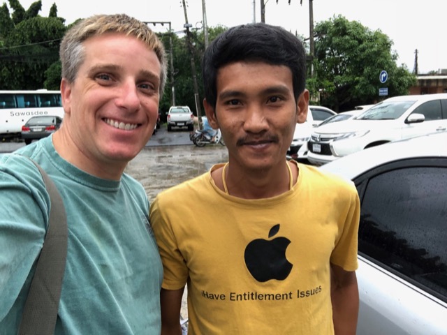 My taxi driver with an 