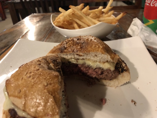 My burger at Green Tamarind Kitchen