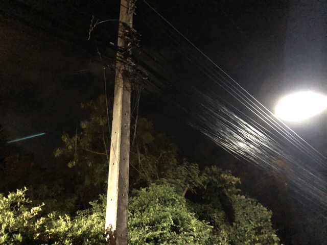 Bundle of telephone cables