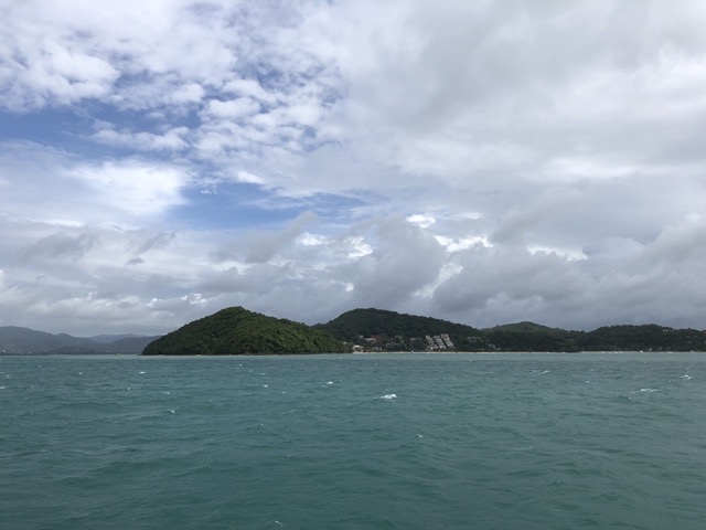 Heading out to sea again