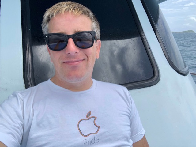 Me on the deck of the boat