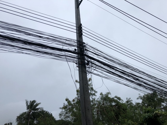 More of those telephone poles