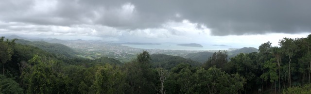 Wider pano, looking towards Ko Loon Island