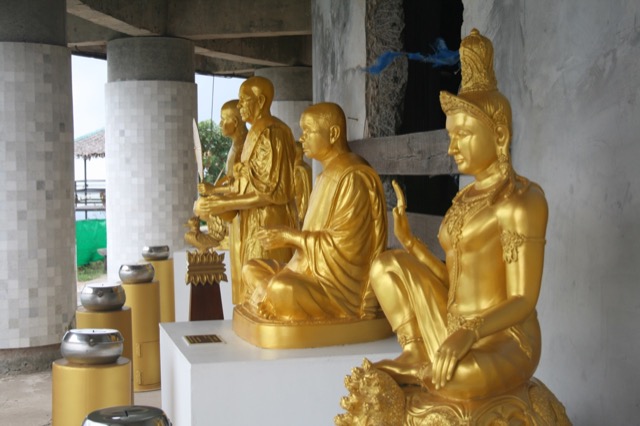 Golden statues