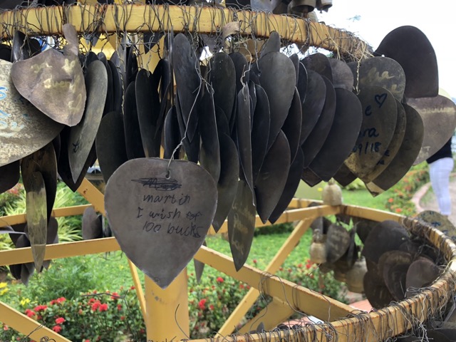 Martin's wish is for 100 bucks