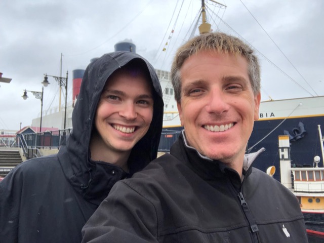 James and Myke in the American Waterfront