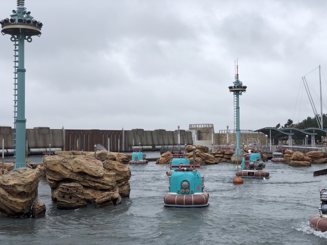 Auqatopia... on the other side of that Jurassic World-looking gate is actually the ocean