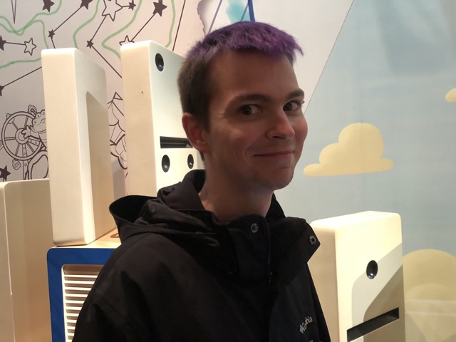 James excited for Toy Story Mania