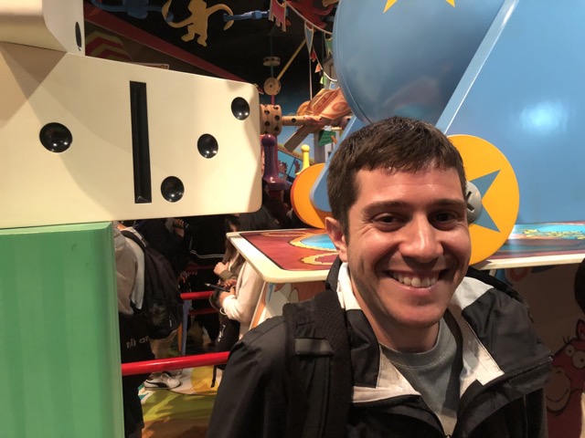 Jeremy ready to get on the darn ride already