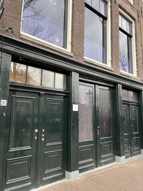 Actual Anne Frank Huis around the corner