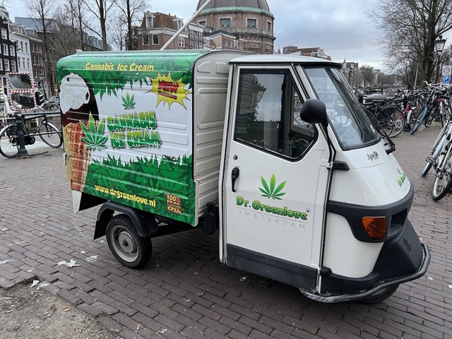 Cannabis ice cream truck