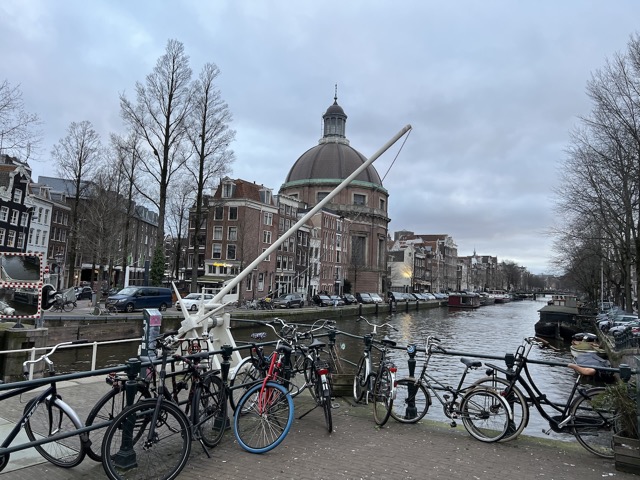 Ronde Lutherse Kerk, former Lutheran church, on the Singel canal